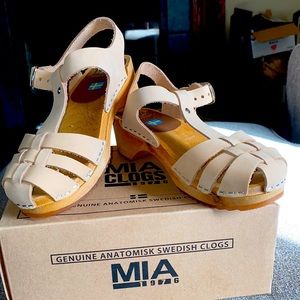 Brand new Mia Leather clogs. Size 36